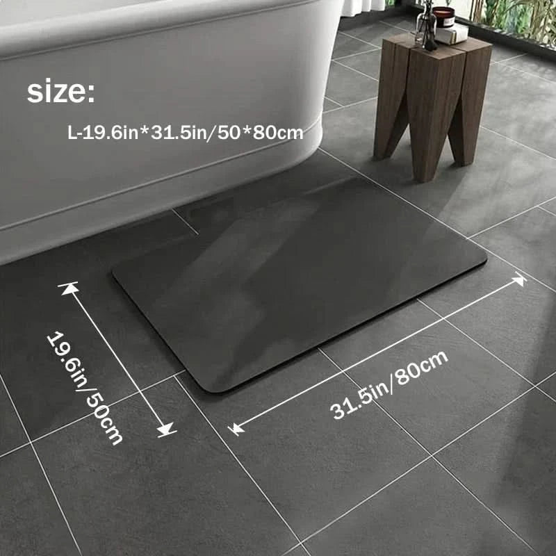 Lisslune | Quick-Dry Non-Slip Diatomite Bath Mat