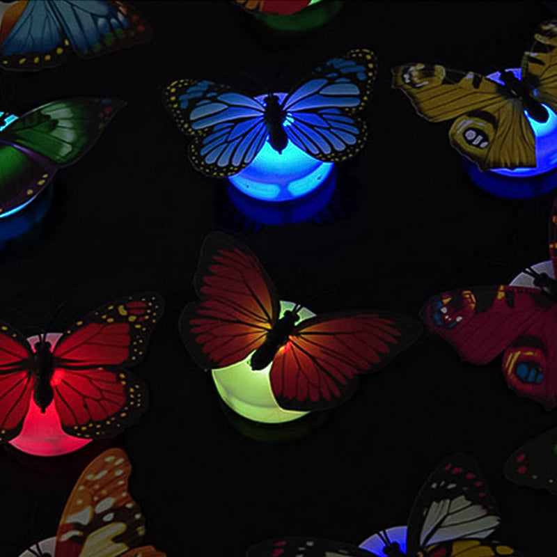 Lisslune | LumiWings - 3D colorful LED butterfly night lights