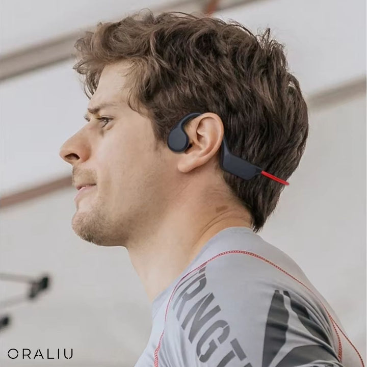 Lisslune | Bone Conduction Headphones – Safe & Wireless for Running & Cycling