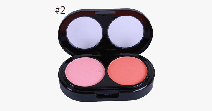 Lisslune | 2 Colors Blush Palette – Bring a rosy pink glow to your cheeks