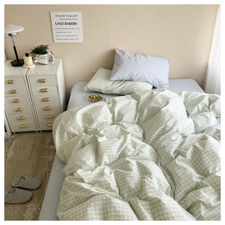 Rynx Pastel Check Bed Linen Set