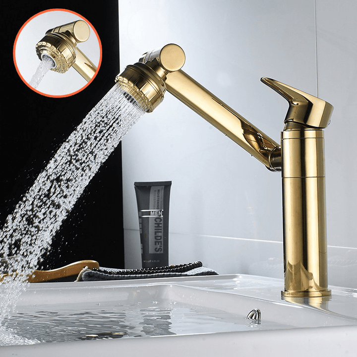 Lisslune | FLEXISPOUT – Flexible 360° Basin Tap with Spray Function