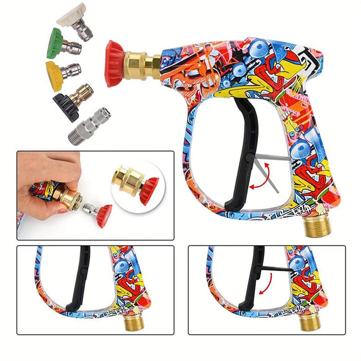 Lisslune | High pressure cleaner spray gun set