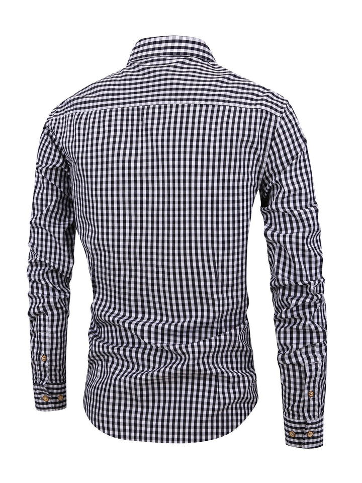Lisslune | Men's Fashion Checkered Shirt – Stylish & Versatile