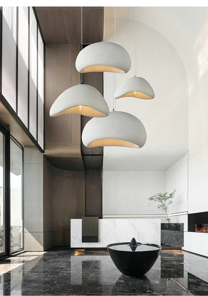 Lisslune | Japanese Wabi-Sabi Modern Minimalist Dining Room Chandelier Living Room & Bedroom Bar Hanging Decoration Lamp