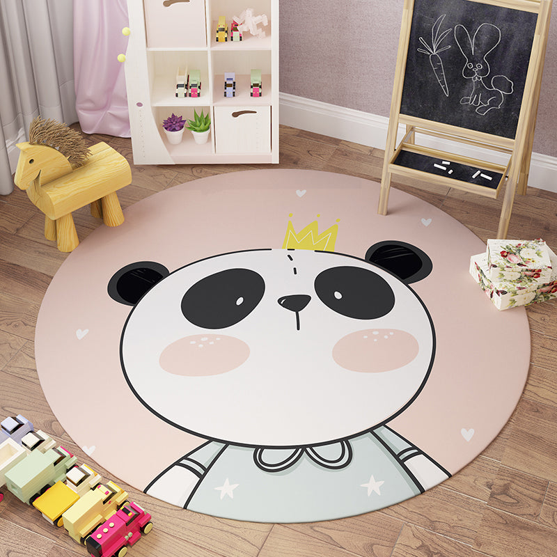 Lisslune | Beautiful Children's Room Carpet Colorful Cartoon Printed Indoor Carpet Polypropylene Pet-Friendly Machine Washable Carpet