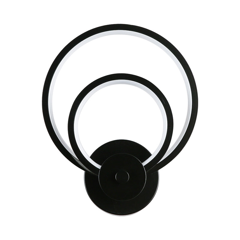 Lisslune | Acrylic Loop-shaped Wall Light Simplicity LED Wall Sconce for Bedroom