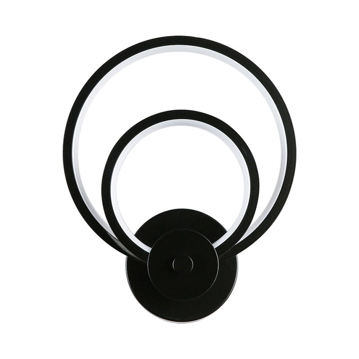 Lisslune | Acrylic Loop-shaped Wall Light Simplicity LED Wall Sconce for Bedroom