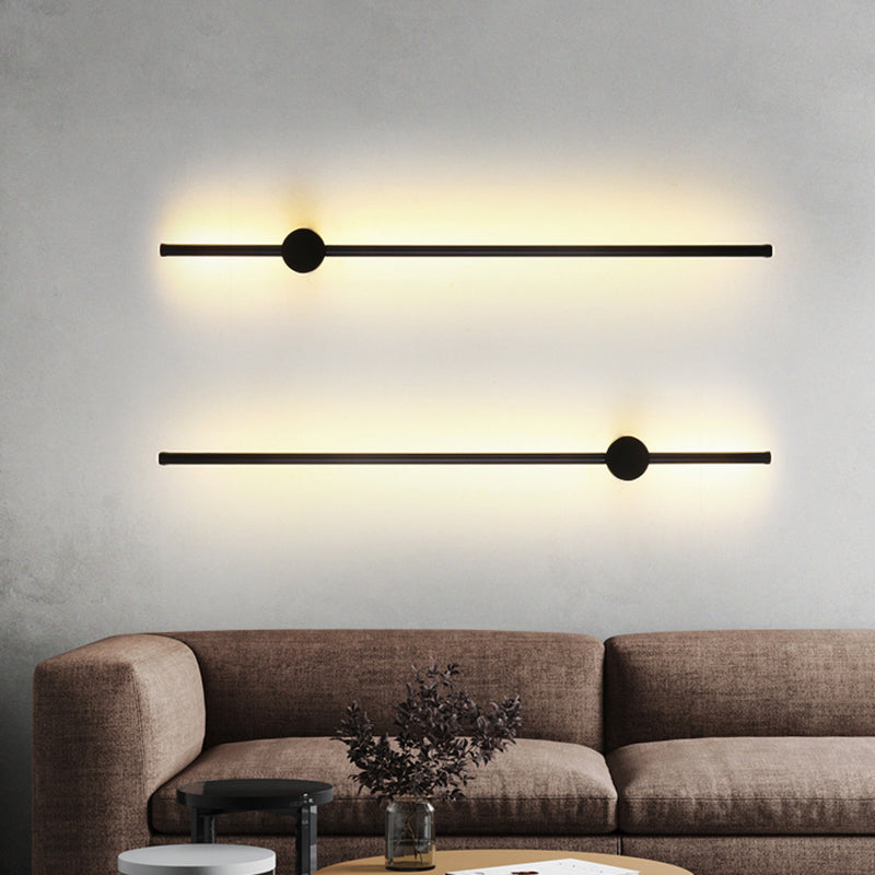 Skørter | Rotatable Wall Lamp Stick Minimalistic Metal Nightstand LED Wall Light