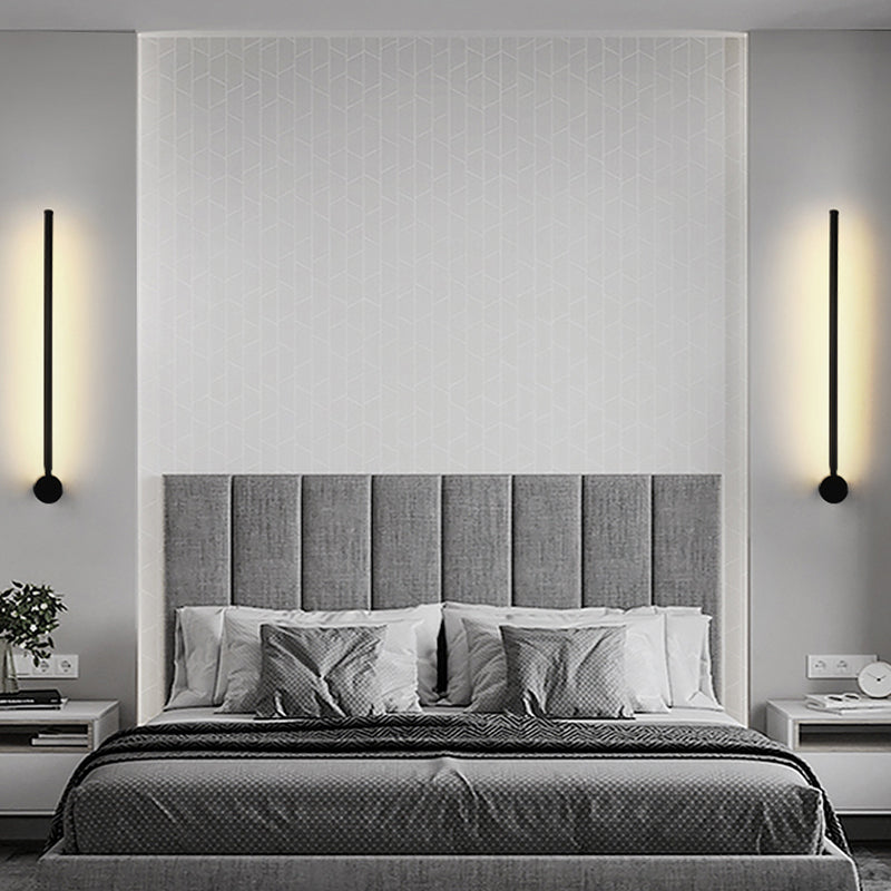Skørter | Rotatable Wall Lamp Stick Minimalistic Metal Nightstand LED Wall Light