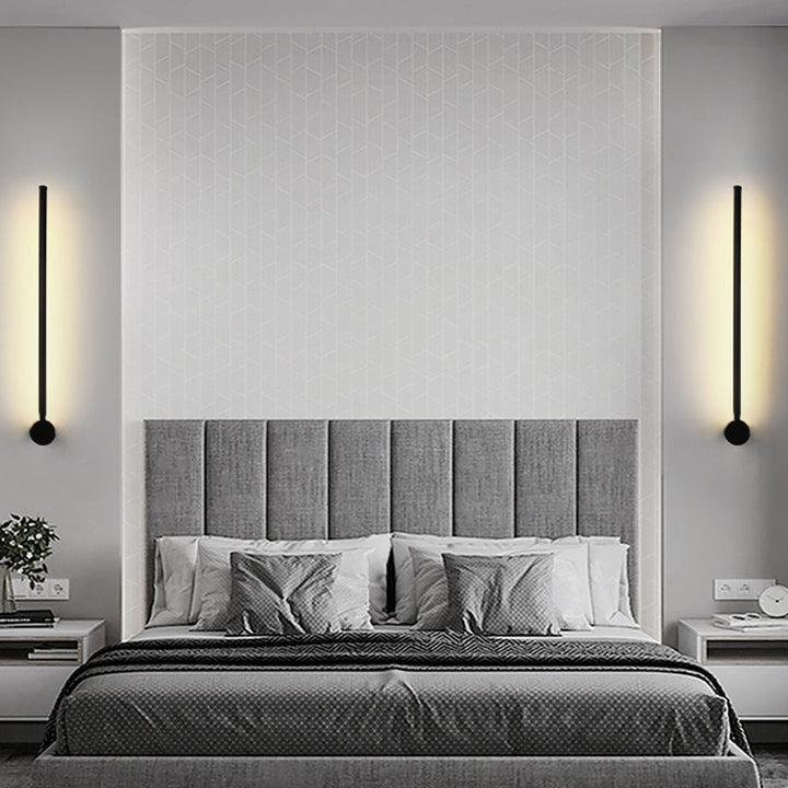 Skørter | Rotatable Wall Lamp Stick Minimalistic Metal Nightstand LED Wall Light