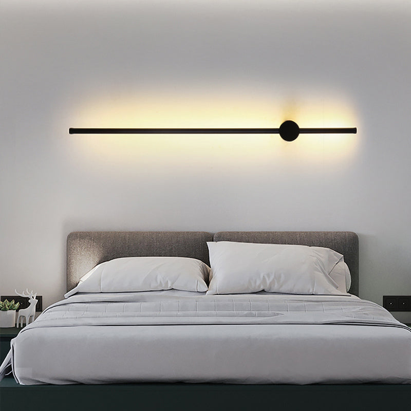Skørter | Rotatable Wall Lamp Stick Minimalistic Metal Nightstand LED Wall Light