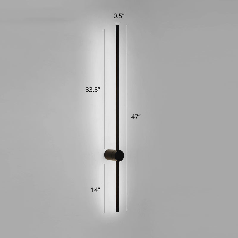 Skørter | Rotatable Wall Lamp Stick Minimalistic Metal Nightstand LED Wall Light