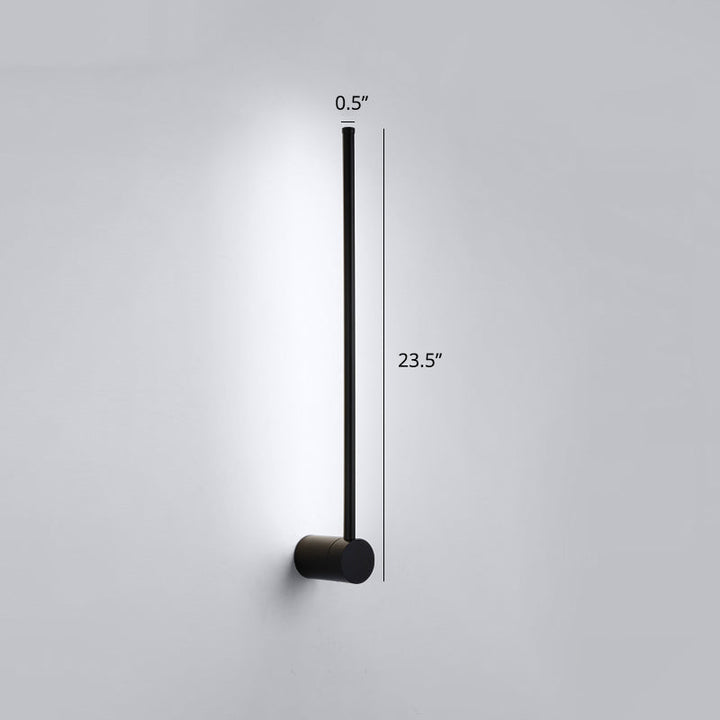 Skørter | Rotatable Wall Lamp Stick Minimalistic Metal Nightstand LED Wall Light