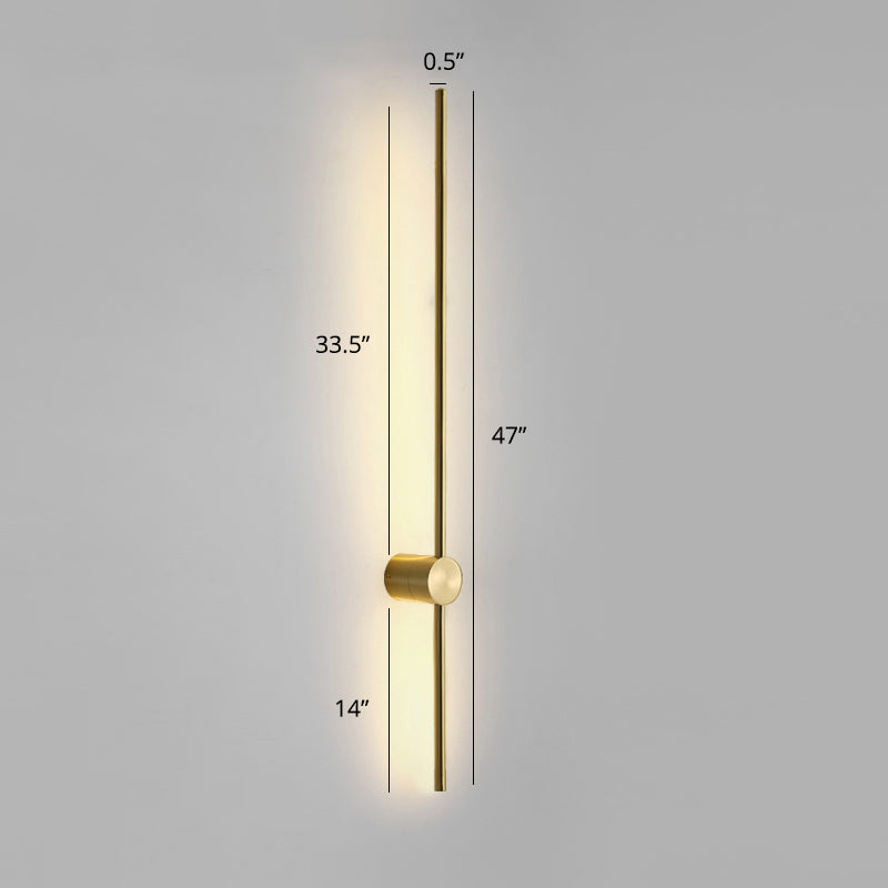 Skørter | Rotatable Wall Lamp Stick Minimalistic Metal Nightstand LED Wall Light