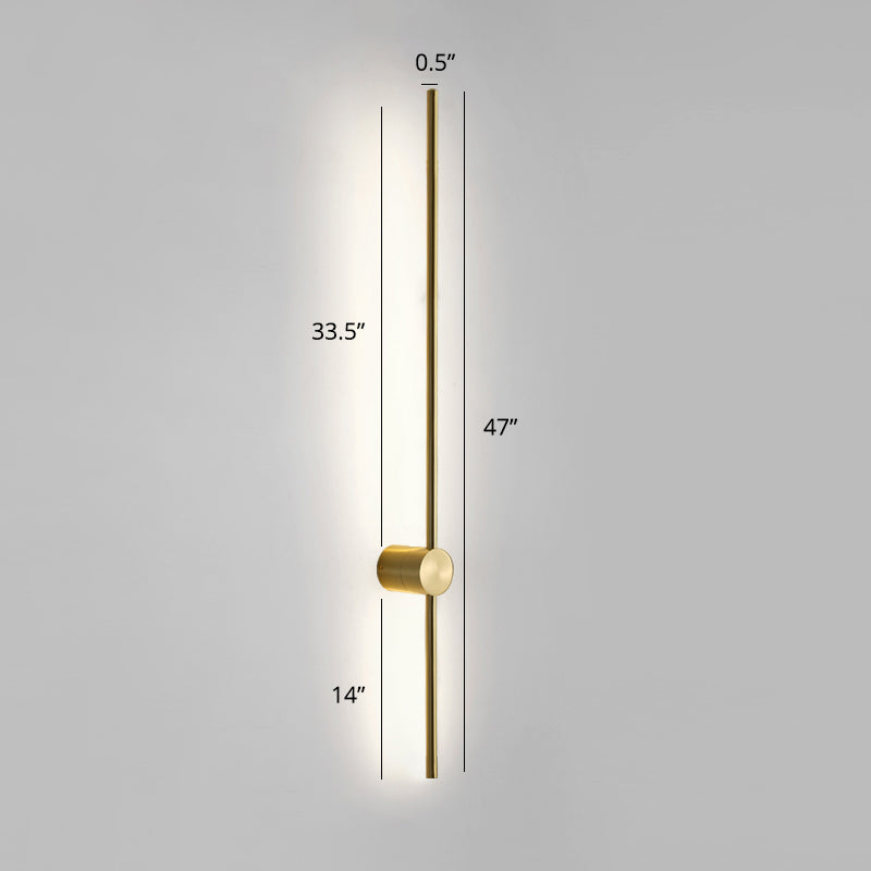 Skørter | Rotatable Wall Lamp Stick Minimalistic Metal Nightstand LED Wall Light