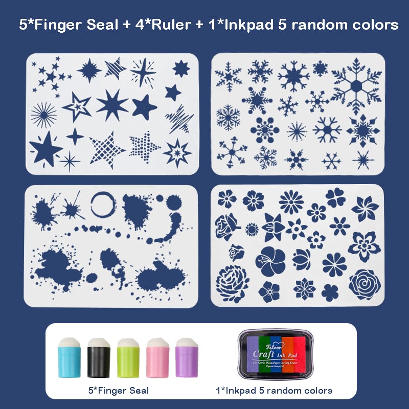 Lisslune | DIY sponge finger painting kit
