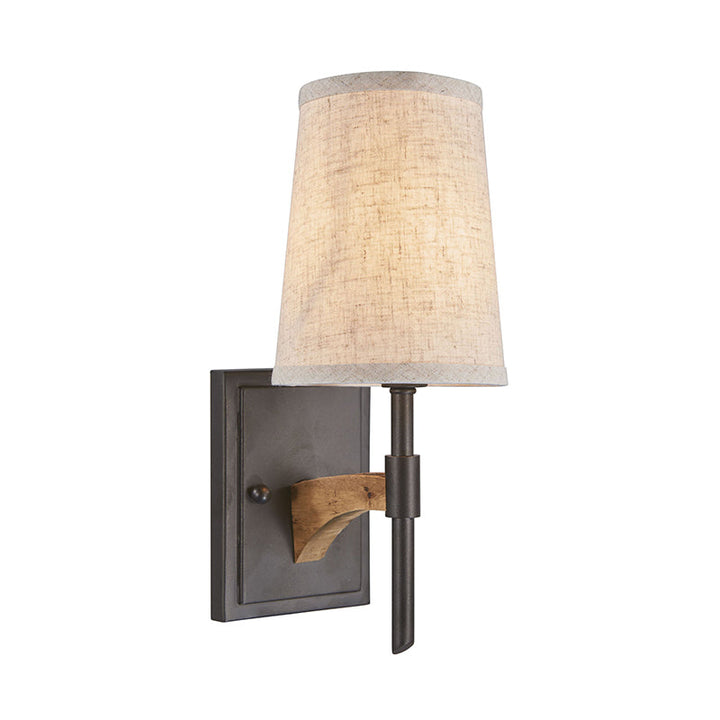 Skørter | 1 Head Candle/Cone Wall Sconce Lighting Retro Black Metal Wall Mounted Lamp Without Shade/With Shade