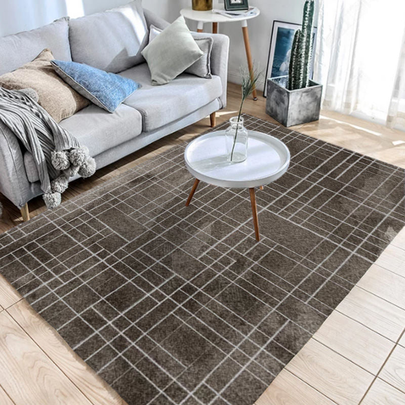 Lisslune | Southwest Geo Pattern Rug Multicolored Polyester Area Rug Easy Care Pet Friendly Washable Area Rug for Rooms