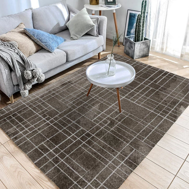 Lisslune | Southwest Geo Pattern Rug Multicolored Polyester Area Rug Easy Care Pet Friendly Washable Area Rug for Rooms