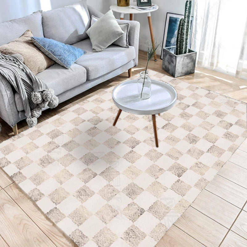 Lisslune | Southwest Geo Pattern Rug Multicolored Polyester Area Rug Easy Care Pet Friendly Washable Area Rug for Rooms