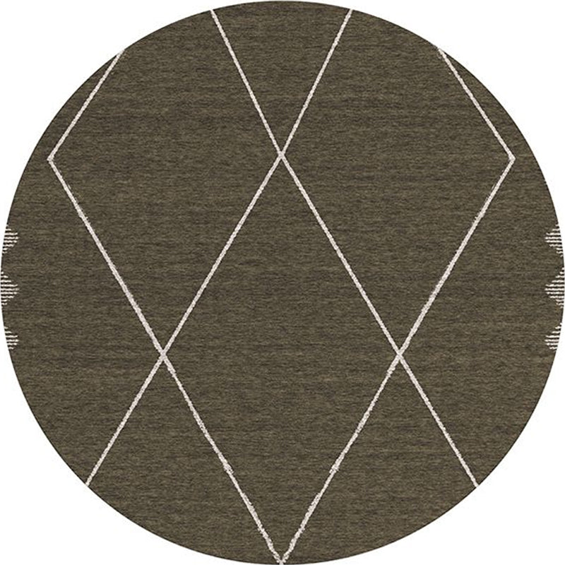 Lisslune | Southwest Bedroom Rug Multicolored Geometric Pattern Indoor Rug Polyester Non-Slip Back Pet-Friendly Area Rug