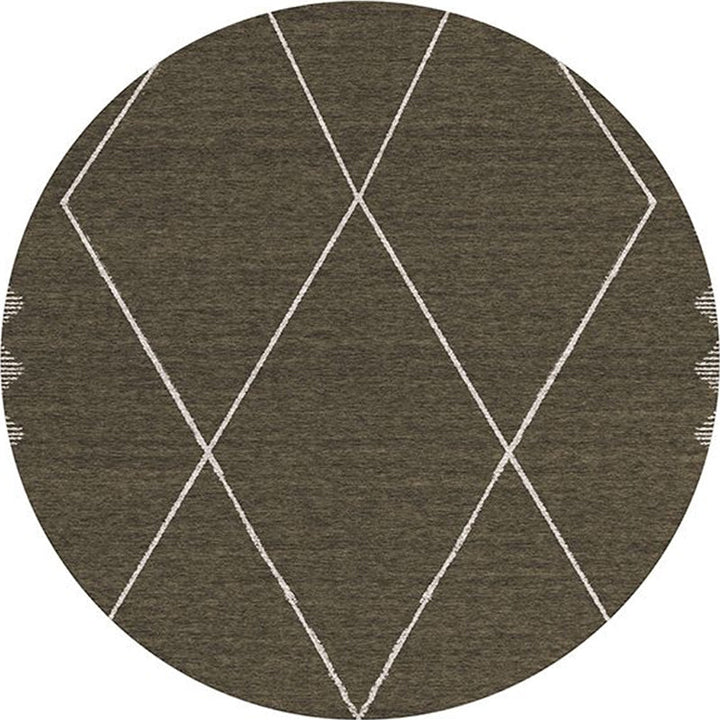 Lisslune | Southwest Bedroom Rug Multicolored Geometric Pattern Indoor Rug Polyester Non-Slip Back Pet-Friendly Area Rug