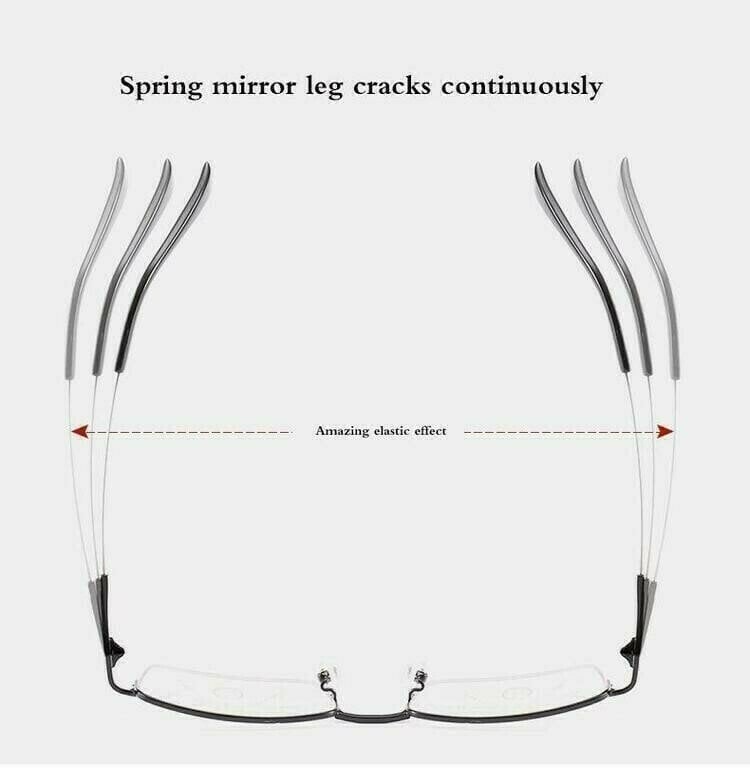 Lisslune | Third Generation Titanium Progressive Far And Near Dual-Use Reading Glasses