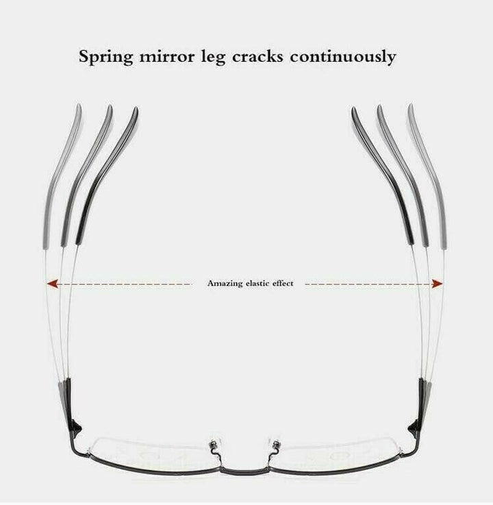 Lisslune | Third Generation Titanium Progressive Far And Near Dual-Use Reading Glasses
