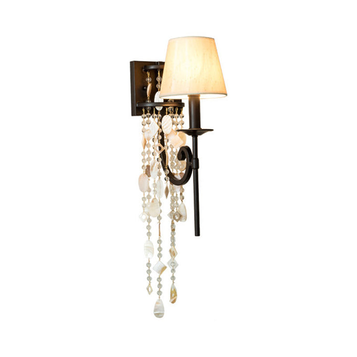 Skørter | Torch Bedroom Wall Light Classic Metal 1 Light Brown/Gold Wall Lamp with/without Shade