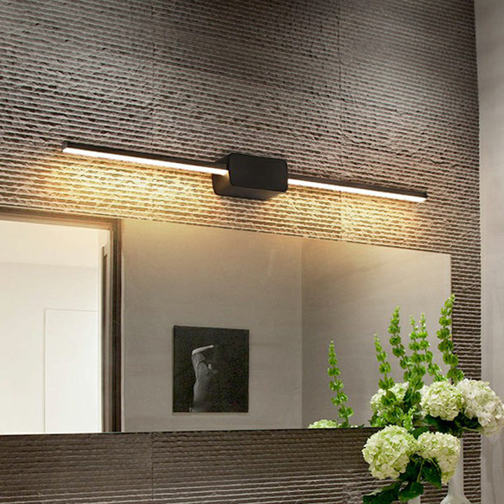 Lisslune | Pol-shaped bathroom vanity wall lamp acrylic minimalist LED wall-mounted light