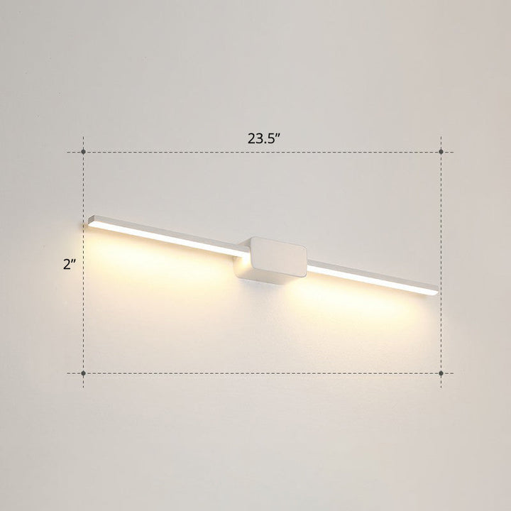 Lisslune | Pol-shaped bathroom vanity wall lamp acrylic minimalist LED wall-mounted light