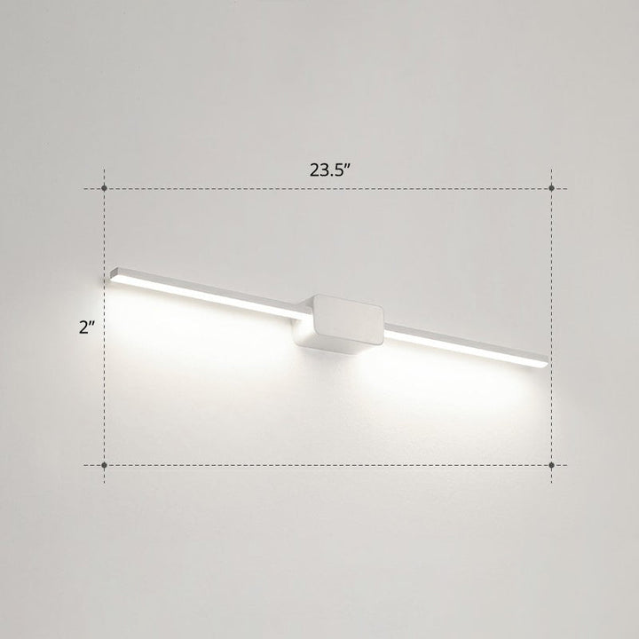 Lisslune | Pol-shaped bathroom vanity wall lamp acrylic minimalist LED wall-mounted light