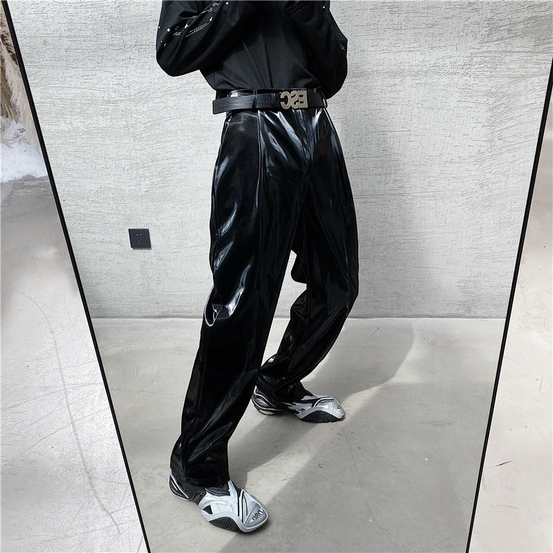Men's High-Quality and Stylish Patent Pants Lisslune