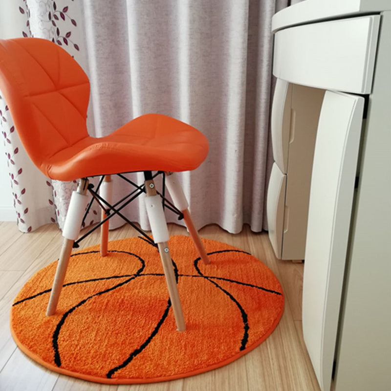 Lisslune | Casual Kids Bedroom Rug Multicolored 3D Print Indoor Rug Polyester Non-Slip Back Pet-Friendly Area Rug