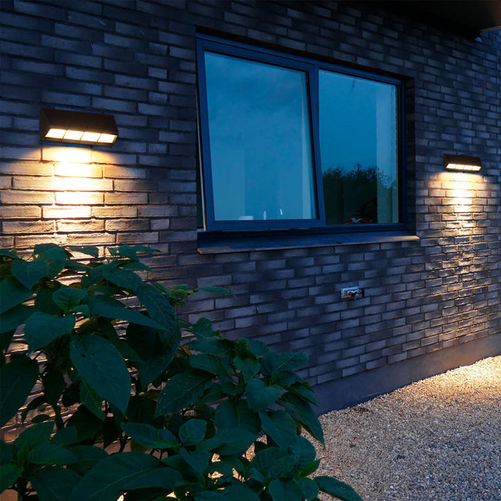 Lisslune | Matte Black Triangular Prism LED Wall Light Modern Style Metal Wall Light for Outdoor