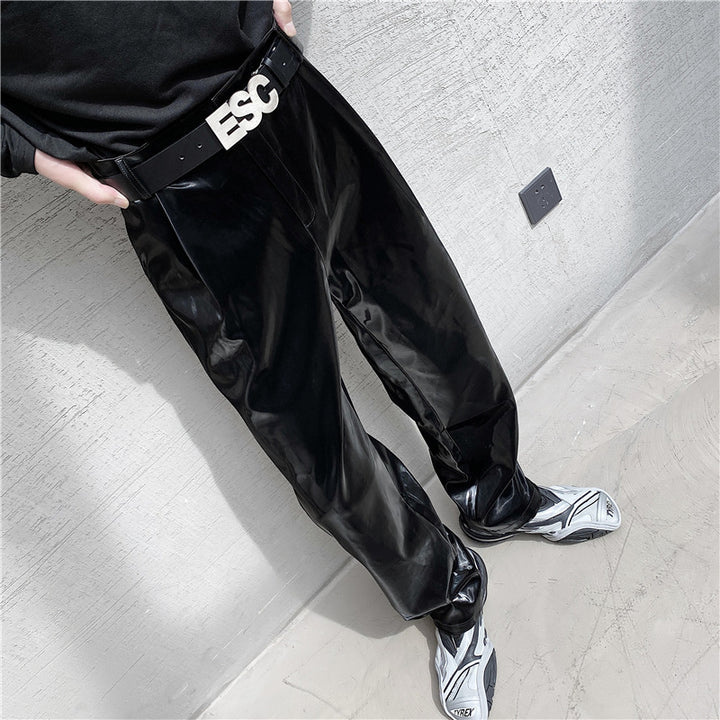 Men's High-Quality and Stylish Patent Pants Lisslune