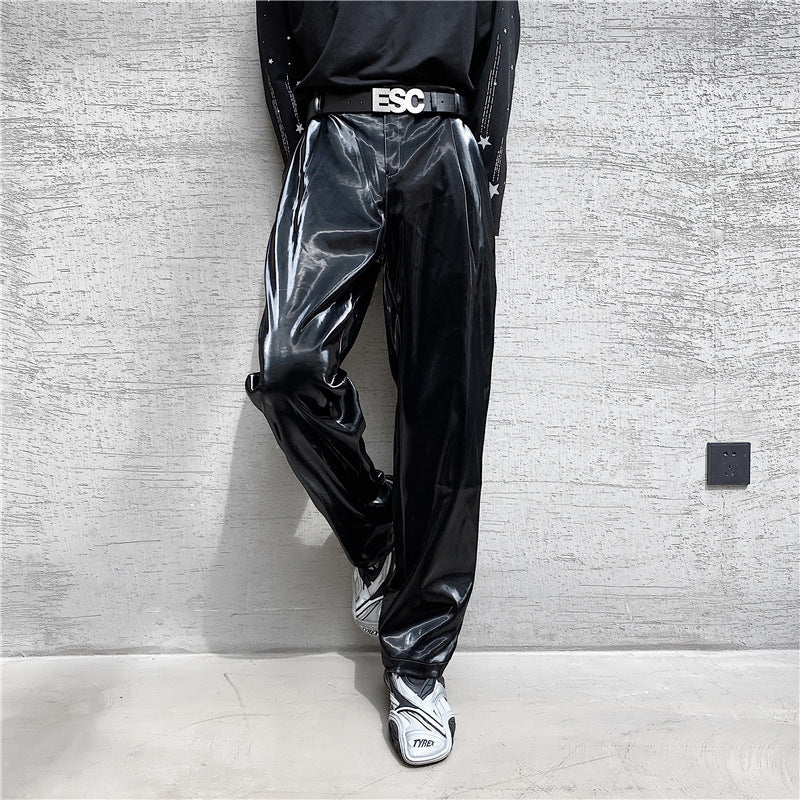 Men's High-Quality and Stylish Patent Pants Lisslune