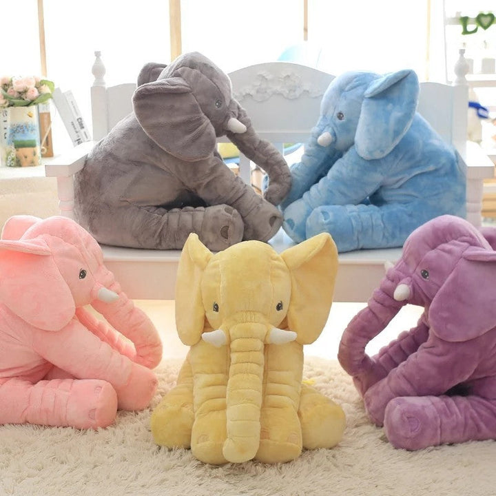 Lisslune | Cuddly Elephant Cushion | Fluffy Soft | Dual Use | Nice Gift