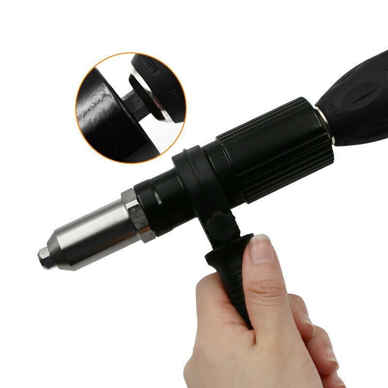 Lisslune | Professional Rivet Gun Adapter Kit With 4Pcs Different Matching Nozzle Bolts