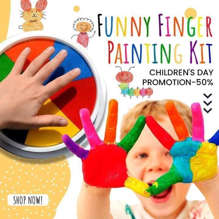 Lisslune | Funny Finger Painting Kit