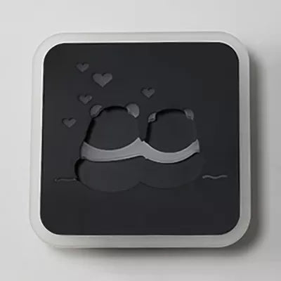 Skørter | Slim Panel Wall Lamp Cartoon Acrylic Wall Light with Cute Pattern for Children's Room