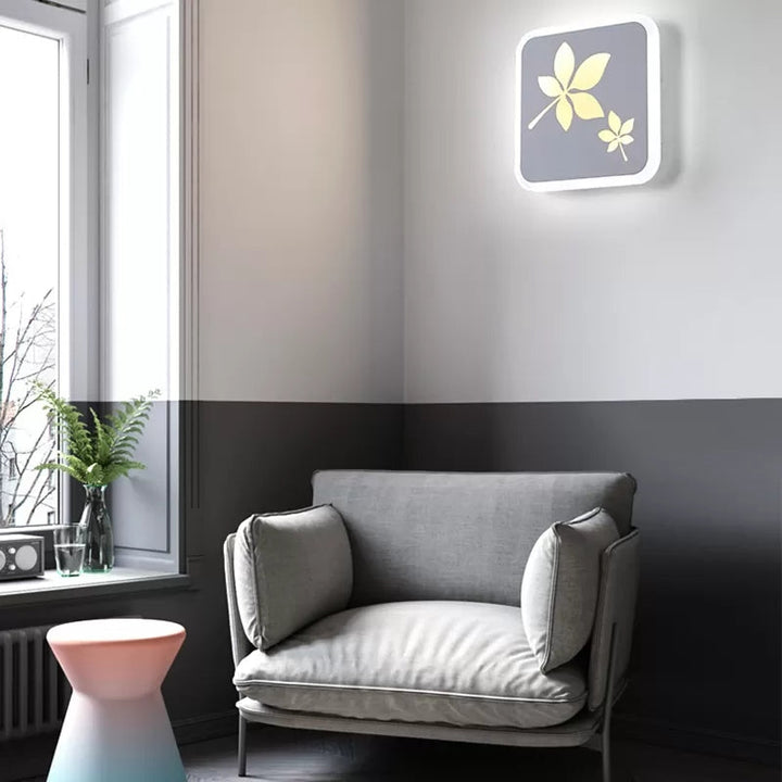 Skørter | Slim Panel Wall Lamp Cartoon Acrylic Wall Light with Cute Pattern for Children's Room