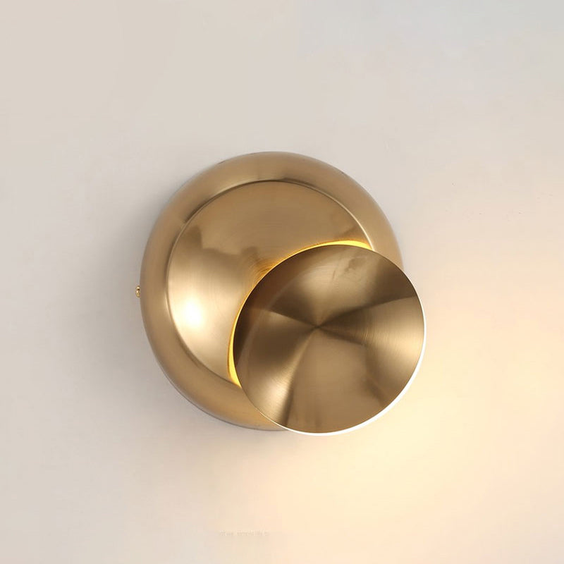 Lisslune | Movable Moon-shaped Wall Lamp Nordic Metal Nightstand LED Wall-mounted Light
