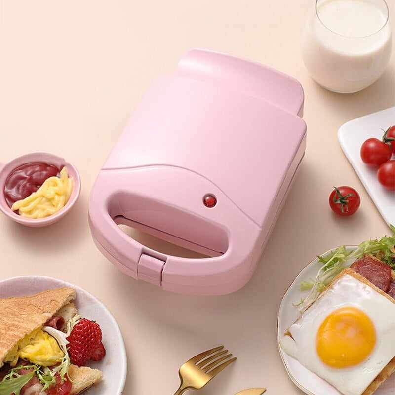 Lisslune | 2-in-1 Sandwich Maker & Toaster | Non-Stick Auto-Sealing Plates for Quick Breakfasts, Snacks & Easy Cleanup