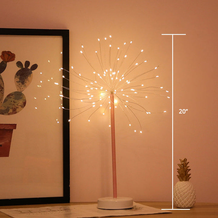 Skørter | Artistic Pearl Tree LED Table Lamp Metal Girl Nightstand Battery Operated Night Light