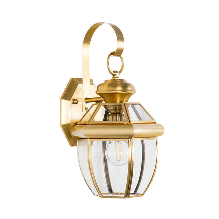 Skørter | Metal Urn Wall Lamp Traditional 1 Main Brass Wall Lamp Fixture for Living Room