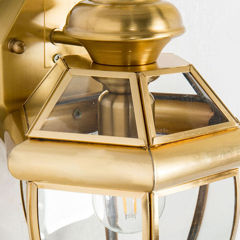 Skørter | Metal Urn Wall Lamp Traditional 1 Main Brass Wall Lamp Fixture for Living Room
