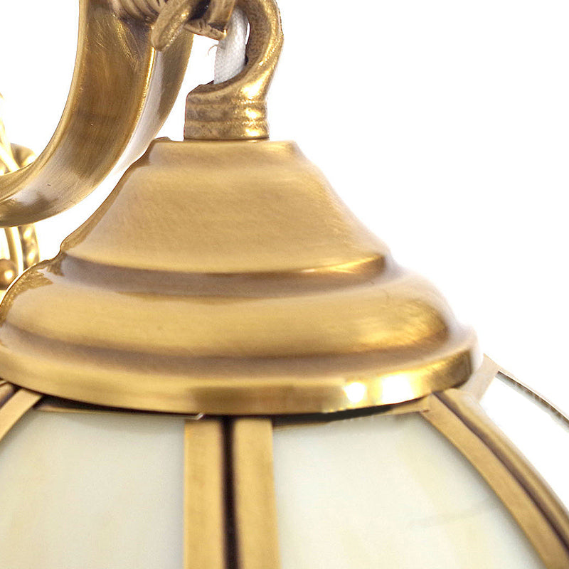 Skørter | Brass Ball Wall Light Traditional 1 Head Metal Wall Lighting for Hallway