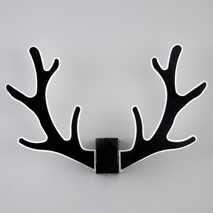 Lisslune | Antler-shaped LED wall lamp Decorative metal hallway wall light